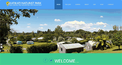 Desktop Screenshot of katikati-naturist-park.co.nz